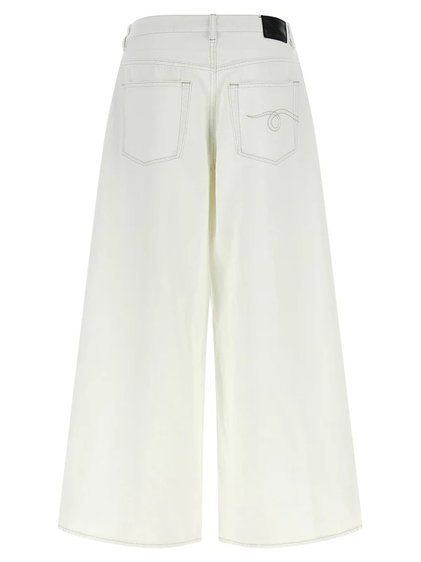 R13 White Denim Pants - Image 2