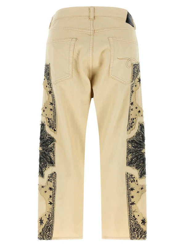 R13 Beige Denim Pants - Image 2