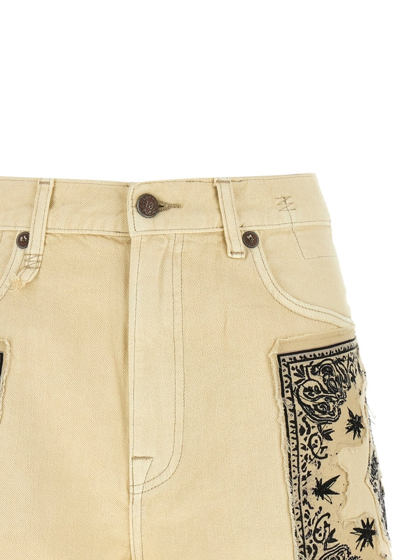 R13 Beige Shorts - Image 4
