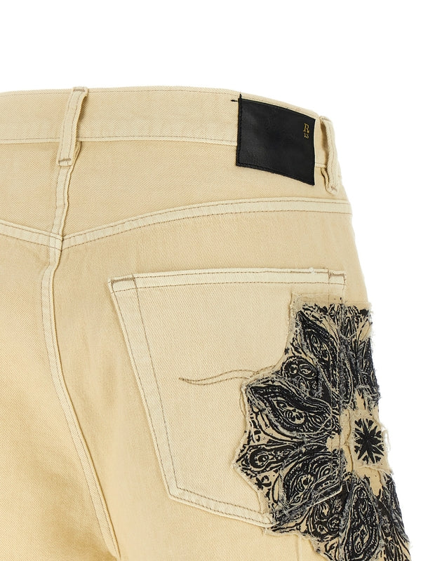 R13 Beige Shorts - Image 5