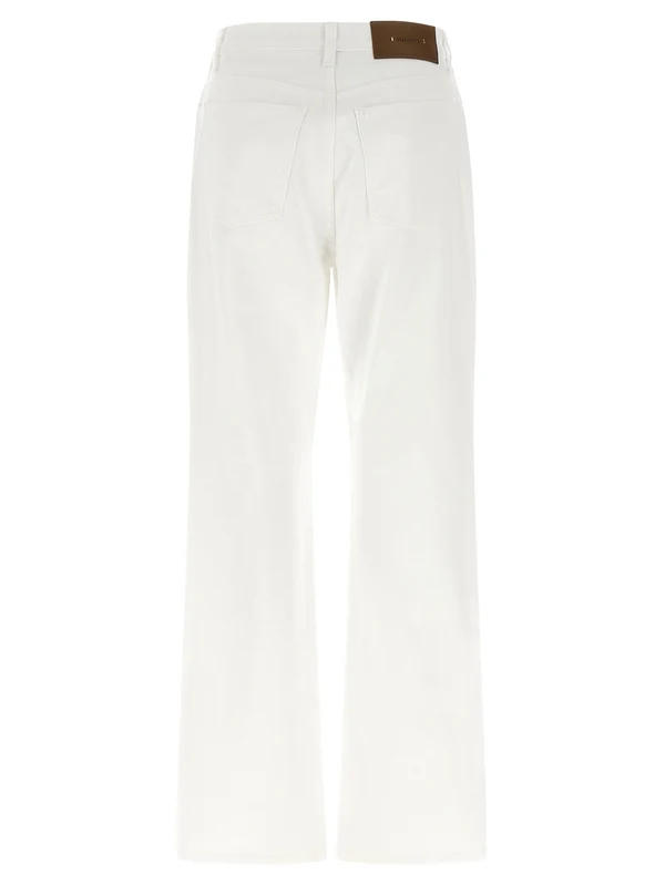 Khaite White Denim Pants - Image 2