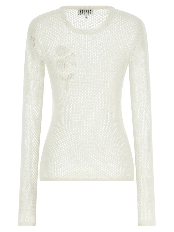 Ganni White Long Sleeve - Image 2
