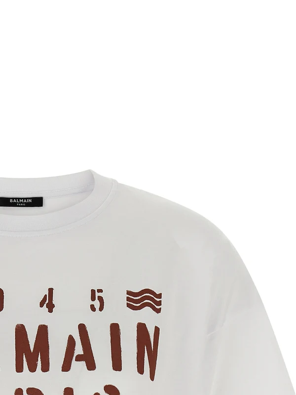 Balmain White Half Sleeve - Image 3