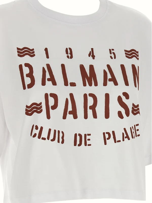 Balmain White Half Sleeve - Image 4