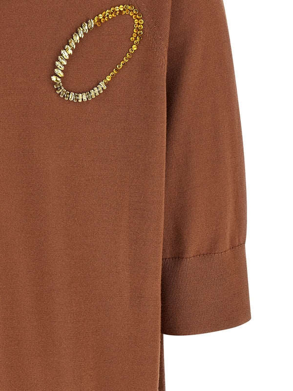 Dries Van Noten Brown Knitted - Image 4