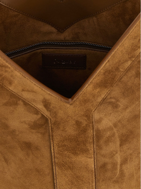 Y Long Brown Shoulder Bag - Image 4