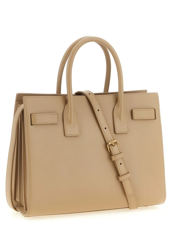 Saint Laurent Beige Tote Bags - Image 2