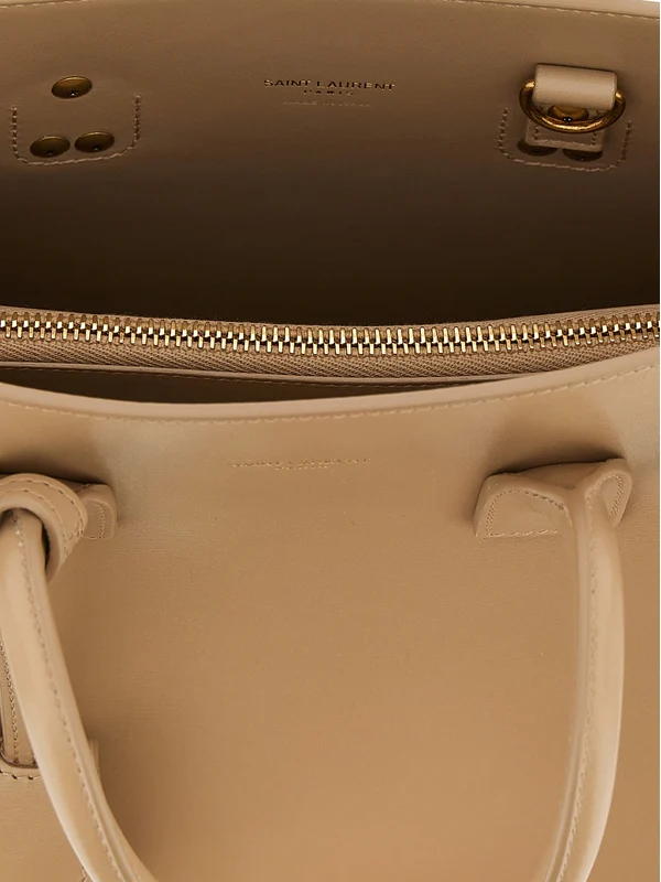 Saint Laurent Beige Tote Bags - Image 4