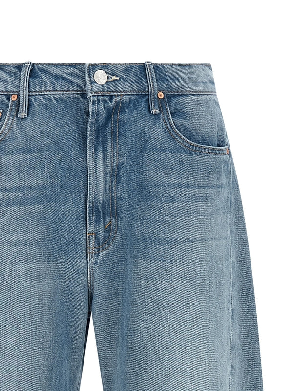 Mother Blue Denim Pants - Image 3