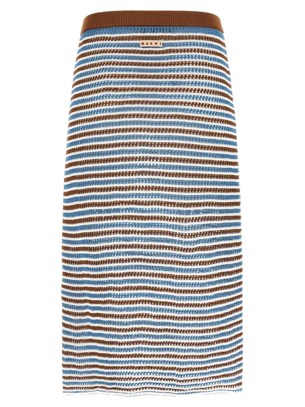 Marni Blue Brown Skirts - Image 2