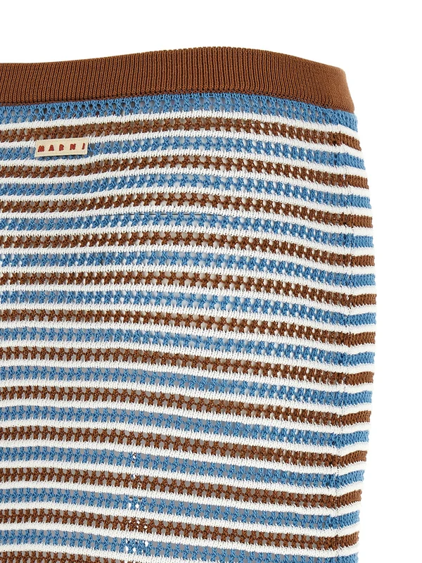 Marni Blue Brown Skirts - Image 4