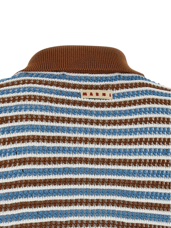 Marni Blue Brown Cardigans - Image 4