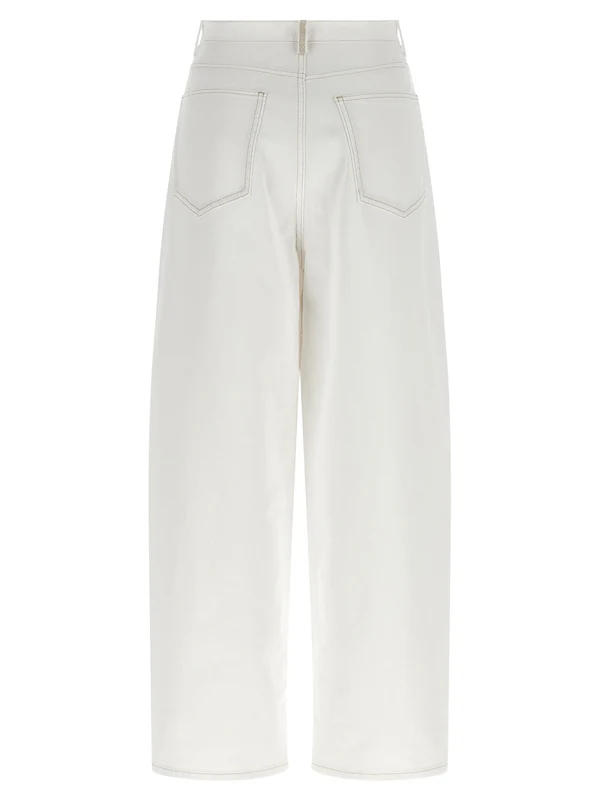 Fabiana Filippi White Denim Pants - Image 2