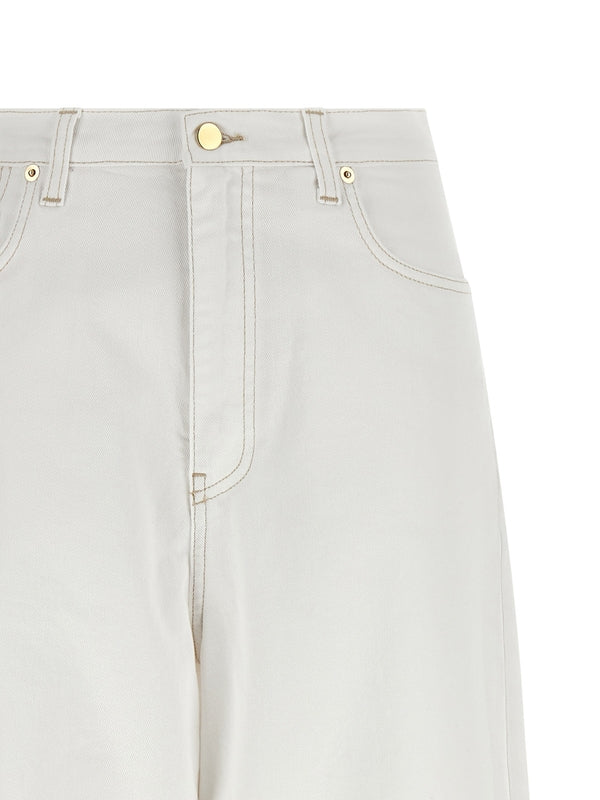 Fabiana Filippi White Denim Pants - Image 3