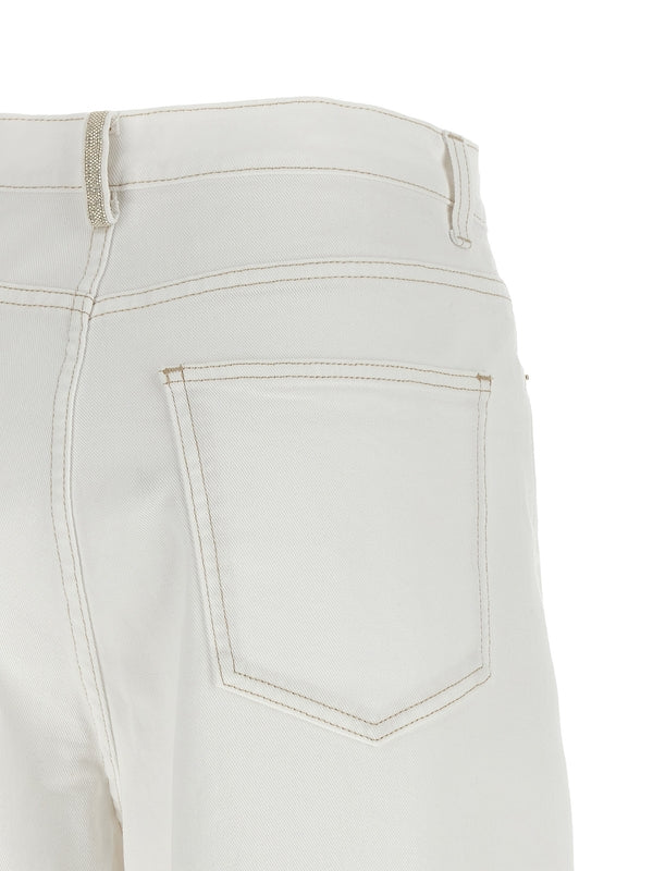 Fabiana Filippi White Denim Pants - Image 4
