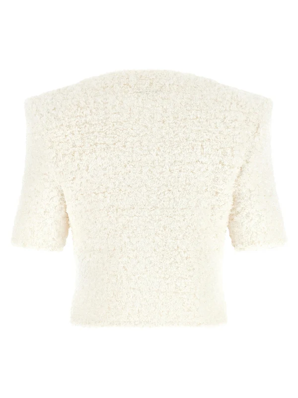Balmain Ivory Cardigans - Image 2