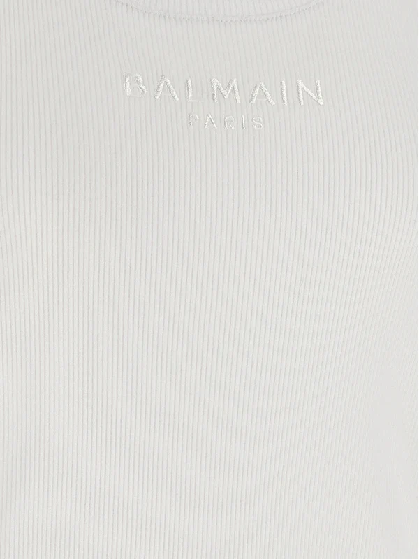 Balmain White Sleeveless - Image 4