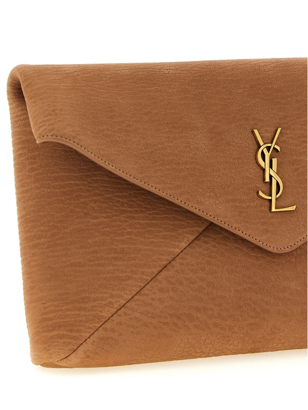 Saint Laurent Brown Clutch Bags - Image 3