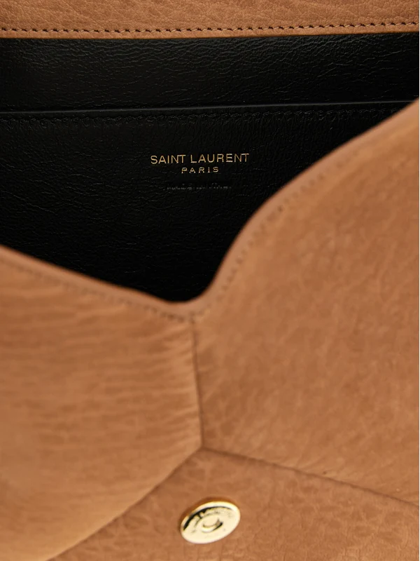 Saint Laurent Brown Clutch Bags - Image 4