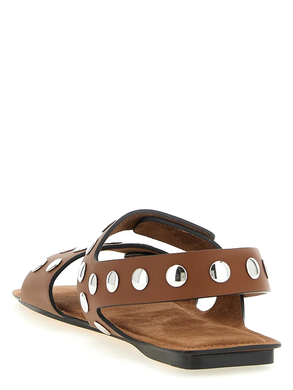 Khaite Brown Sandals - Image 3