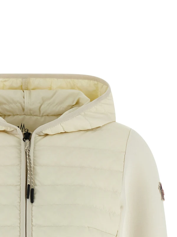 Moncler Ivory Padding Cardigan - Image 3