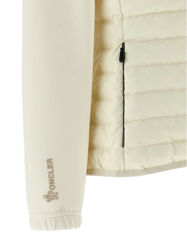 Moncler Ivory Padding Cardigan - Image 4