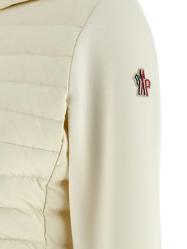 Moncler Ivory Padding Cardigan - Image 5