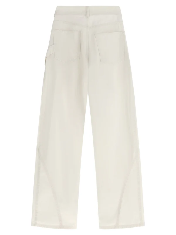 Jw Anderson White Denim Pants - Image 2