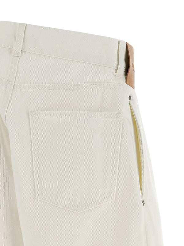 Jw Anderson White Denim Pants - Image 4