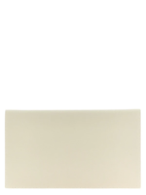 Saint Laurent Ivory Clutch Bags - Image 2