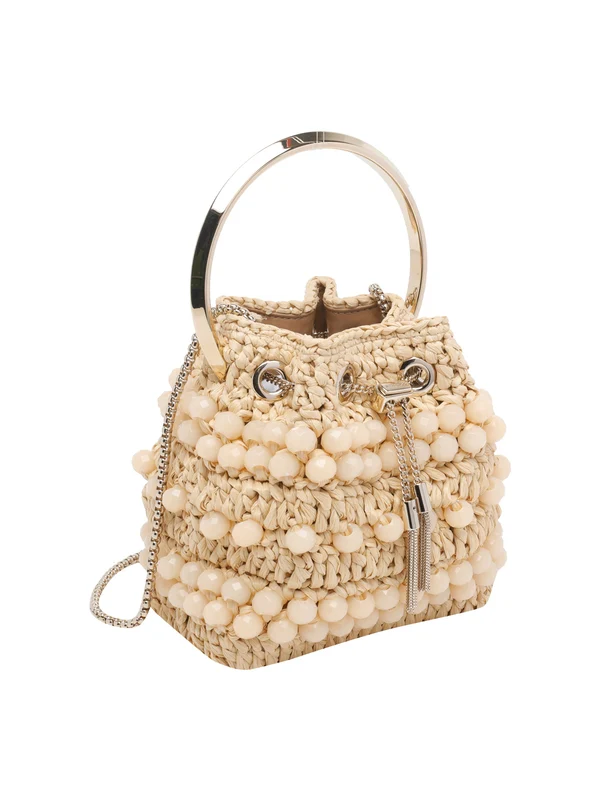 Jimmy Choo Beige Bucket Bags - Image 2