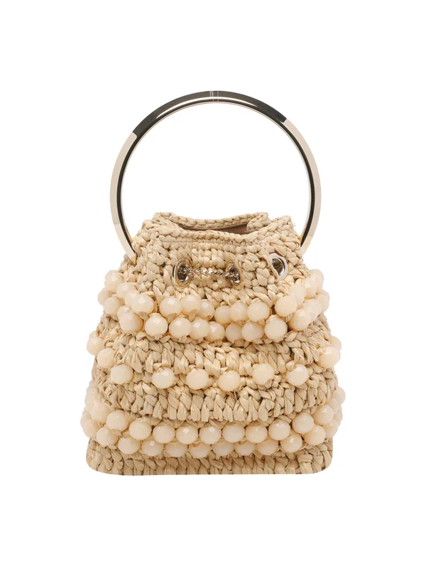 Jimmy Choo Beige Bucket Bags - Image 3