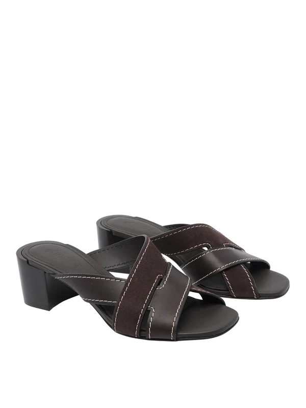 Tod'S Brown Sandal Heels - Image 2