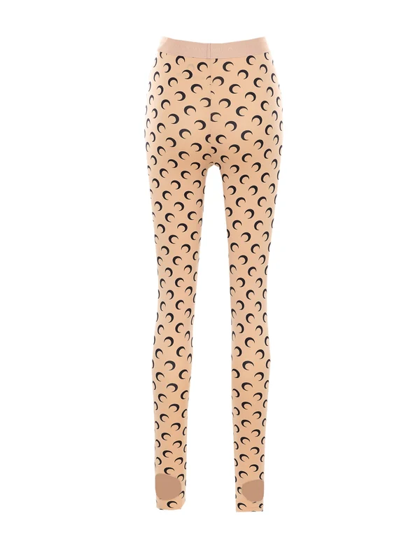Marine Serre Beige Leggings - Image 2