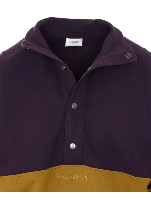 Saint Laurent Brown Purple Sweatshirts - Image 4