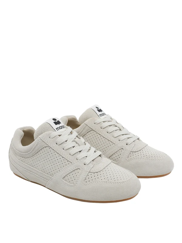 Isabel Marant White Low Top Sneakers - Image 2
