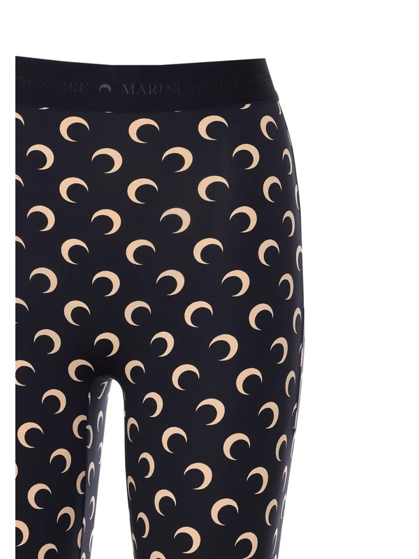 Marine Serre Black Leggings - Image 4