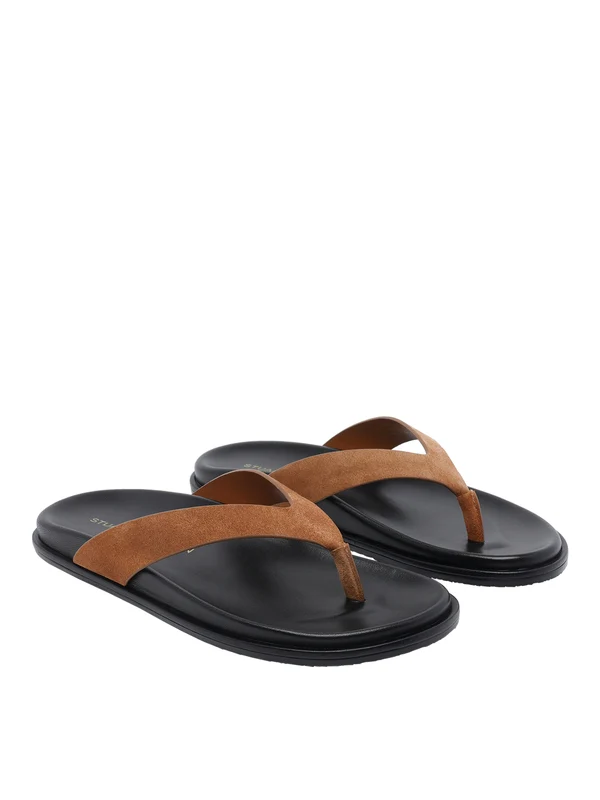 Stuart Weitzman Brown Flip Flops - Image 2