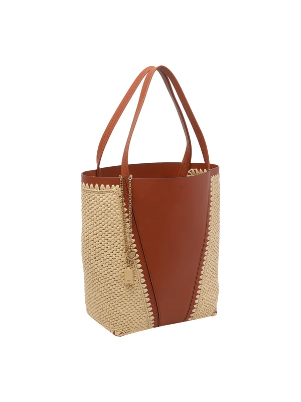 Chloe Brown Tote Bags - Image 2