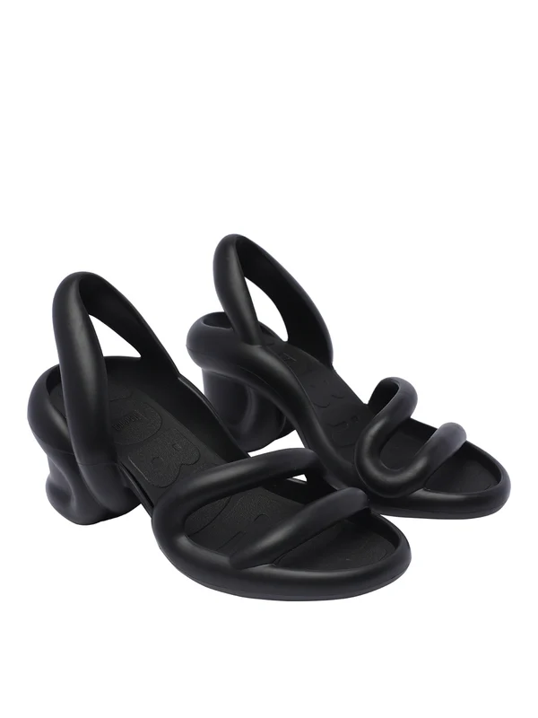 Camper Black Sandal Heels - Image 2