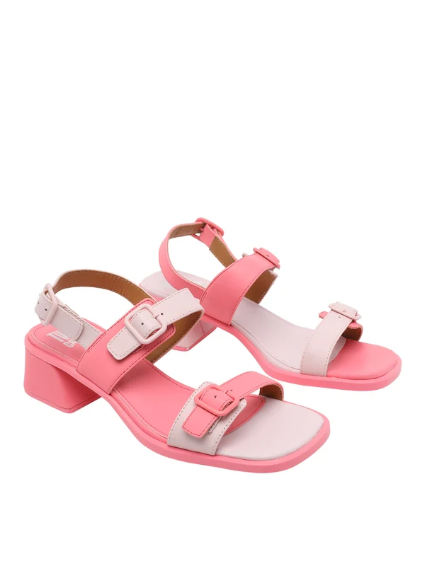 Camper Pink Sandal Heels - Image 2