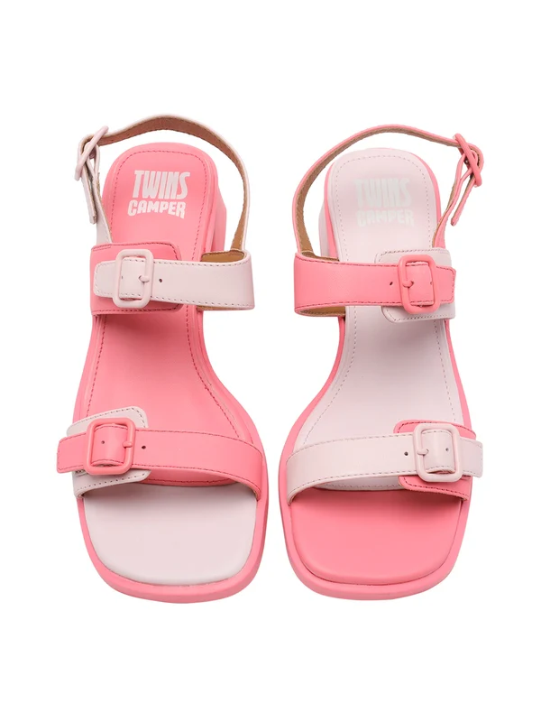 Camper Pink Sandal Heels - Image 4