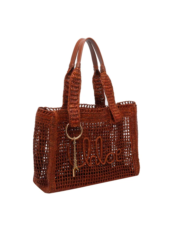 Chloe Brown Tote Bags - Image 2