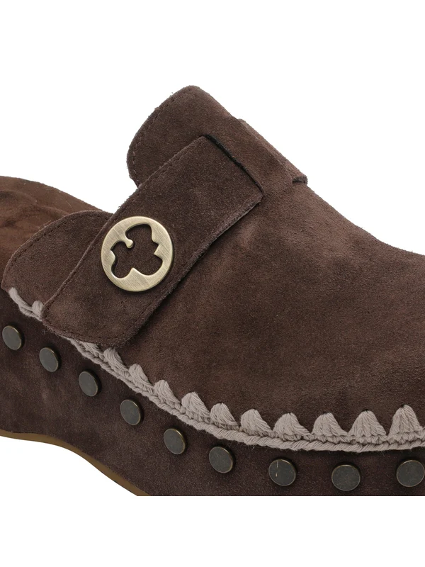 Mou Brown Wedge Sandals - Image 4