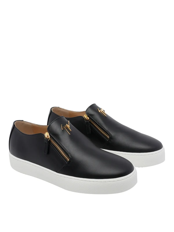 Giuseppe Zanotti Black Low Top Sneakers - Image 2
