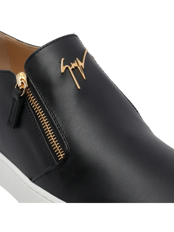 Giuseppe Zanotti Black Low Top Sneakers - Image 4