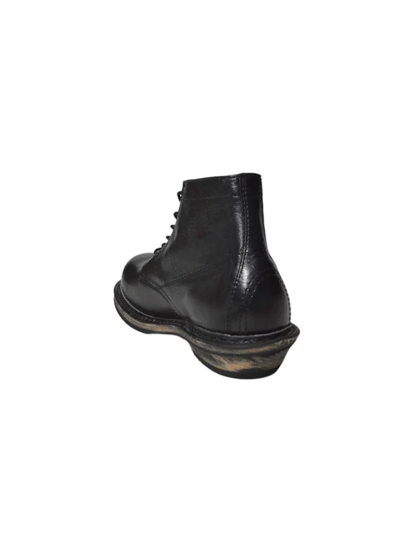 Our Legacy Black Lace-Up Boots - Image 3