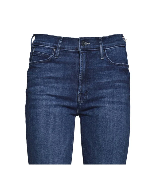 Mother Blue Denim Pants - Image 3