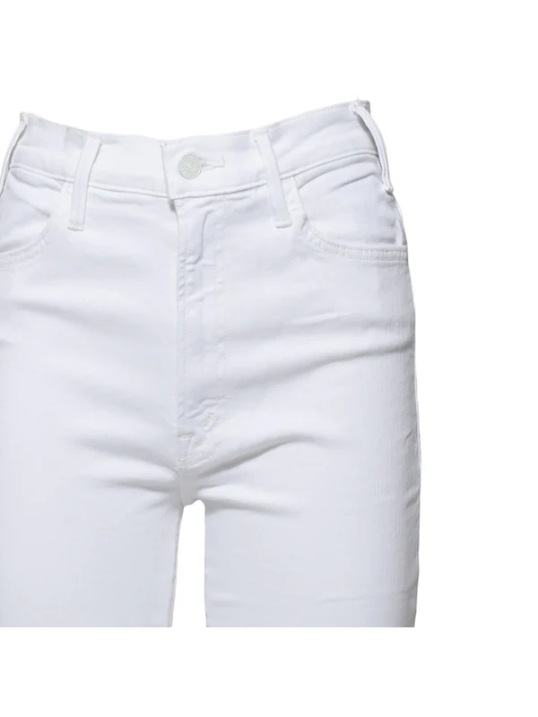 Mother White Denim Pants - Image 3