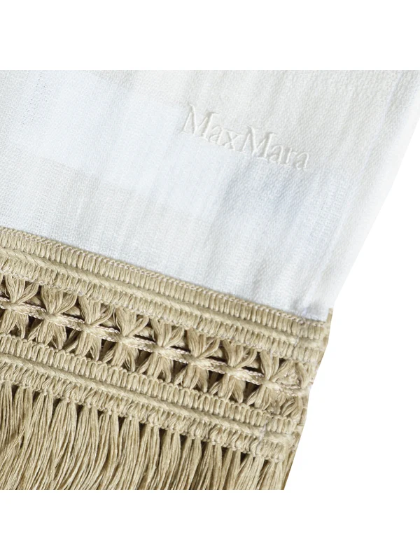 Max Mara White Other Fabric Mufflers - Image 2